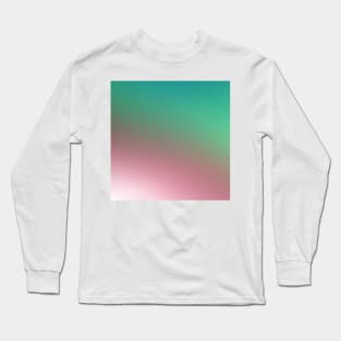 Red green abstract texture art Long Sleeve T-Shirt